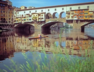 The Ponte Vecchio, built in 1345